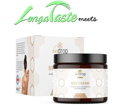 Produktbild von XXL Bee Cream Bienengiftsalbe mit 8 Kräuterextrakten - 400g