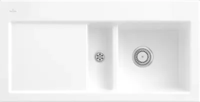 Produktbild von Villeroy & Boch Keramikspüle 671201R1, Subway 60 Einbauspüle - inkl.