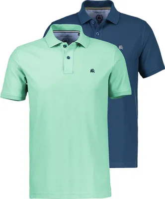 Produktbild von LERROS 2er Pack Basic Poloshirt Atmungsaktive Piqueware, Cool und Dry Funktion, Formbeständig