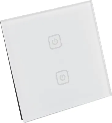 Produktbild von Touch Funk-Wandtaster McPower "Comfort", max. 100m, Aufputz, 2-Kanal