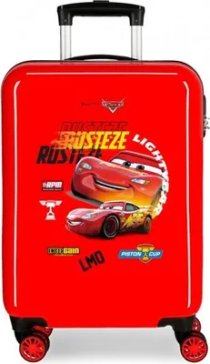 Obrázok produktu pre Luxusný ABS Reisekoffer DISNEY CARS Rusteeze Rot, 55x38x20cm, 34L, 2391721