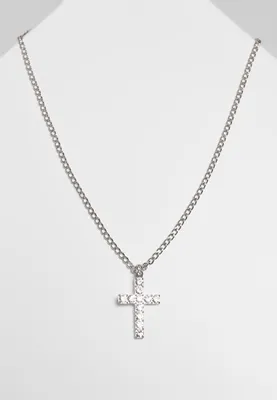 Immagine prodotto di Collana Urban Classics - Croce di diamanti - argento - UNI