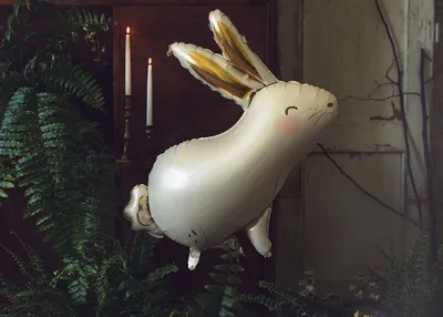 Zdjęcie produktu dla Balonfolia Zajączek - Kolorowy balon na każdą okazję, stwórz niezapomnianą atmosferę!