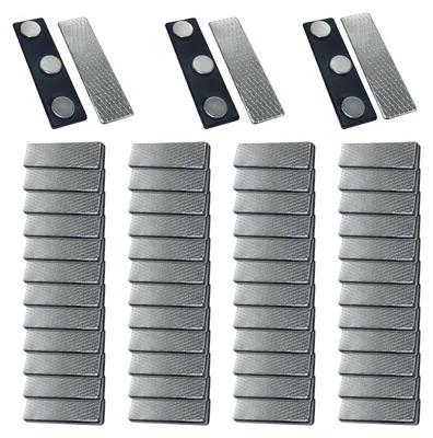 Productafbeelding van Zelfklevende Magnetische Naambordjes, 45 x 13 mm, 100 Stuks