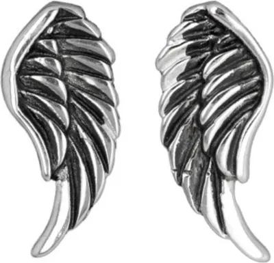 Produktbild von Ohrstecker Engelsflügel: Edelstahl Ohrringe