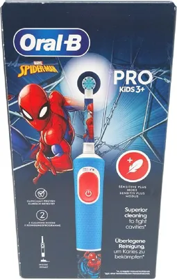 Produktbild von Oral-B Pro Kids Spiderman Elektrische ZahnbürsteElectric Toothbrush Kinder ab 3