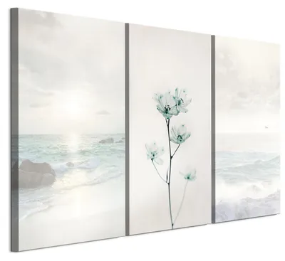 Produktbild von LUMASOUL Wandbilder 3er Set für Wohnzimmer Landschaft 14 90x60 cm3-teiliges Leinwandbild für Schlafzimmer Flur Büro und Küche