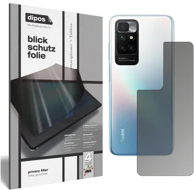 Produktbild von Blickschutzfolie für Xiaomi Redmi 10 Rückseite matt Schutzfolie Folie Display