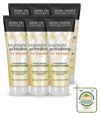 Zdjęcie produktu dla 6 x Odżywka do włosów John Frieda Sheer Blonde, rozjaśniająca - 250 ml - zestaw ekonomiczny - 6 sztuk