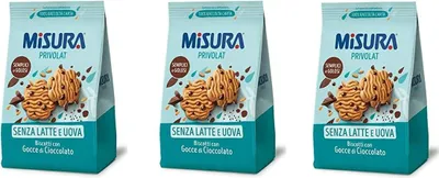 Produktbild von 3x Misura Privolat Kekse mit schokolade tropfen 290g biscuits cookies brioche