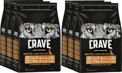 Produktbild von CRAVE™ Hund Beutel mit Truthahn und Huhn 6 x 2,8kg