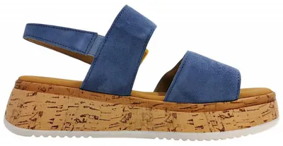 Imagen del producto de Gabor: Sandalias de tacón alto, color azul, para uso casual