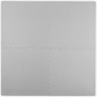 Produktbild von Ricokids große Schaumstoff-Puzzlematte 60x60 cm 4-teilig grau