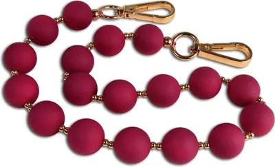 Produktbild von Florence Karabinerverschluss Boho-Gurt pink Polyester Metall OGM001P