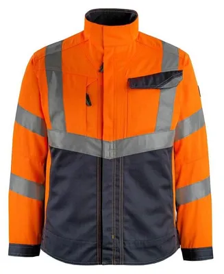 Produktbild von Mascot Warnjacke Oxford, MG, Gr. L, orange/schw.bl.