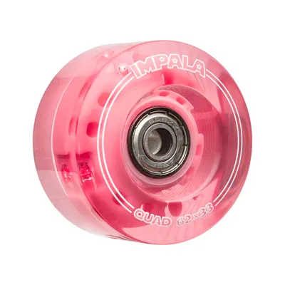 Immagine prodotto di Ruote luminose per pattini IMPALA F Light Up, set di 4 pezzi, colore rosa, modello IMPRLIT4PK