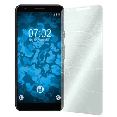 Produktbild von 2er-Pack PhoneNatic Glas-Folie klar  kompatibel mit Google Pixel 3a - Panzerglas für Pixel 3a
