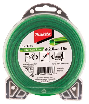 Image de Makita E-01769 Fil de coupe Four Leaf 2,0mmx15m