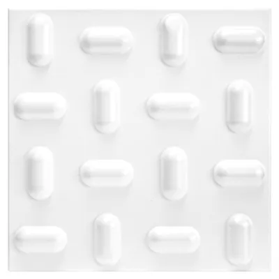 Produktbild von 3D Paneele 50x50cm weiß - XPS Styropor, leicht & wärmedämmend, Decken- / Wandpaneele - !