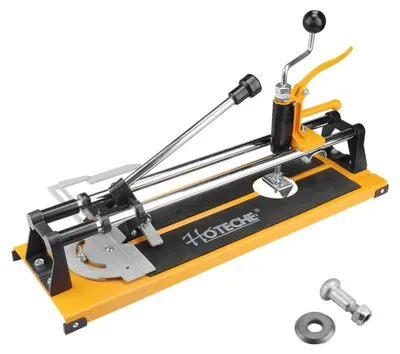 Produktbild von Fliesenschneider Fliesenschneidemaschine - 40,6 cm - Hartmetall-Schneidrad - Verchromte Schienen - Bis 12 mm