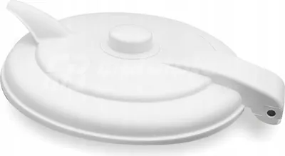 Image de Couvercle pour le cadre du support pour sacs poubelle 120 l. Blanc