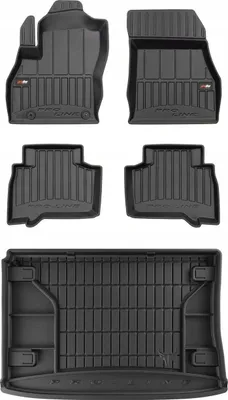 Obrázok produktu pre 3D sada gumových rohoží a podlahových rohoží pre Fiat Qubo 2008–2020 2D