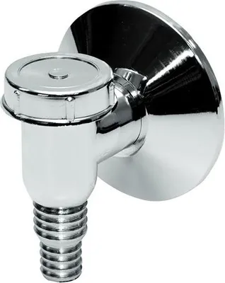 Produktbild von Aufputz Waschmaschinen Siphon Geschirrspüler Sifon  Vorwandinstallation chrom