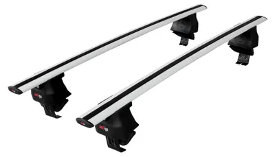 Produktbild von Dachträger für Nissan Juke (F15) 2010-2019, grau, Aluminium, 2 Stangen