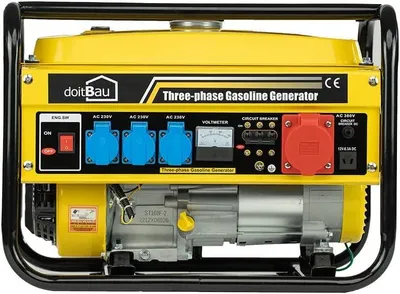 Produktbild von Stromgenerator – Benzin-Aggregat – 3000 W – 15 Liter Tank – 230 Volt
