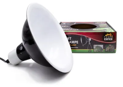 Produktbild von Comfort Klemmlampe Medium 22 cm – Terrarien Lampenhalter mit Klemmhalterung