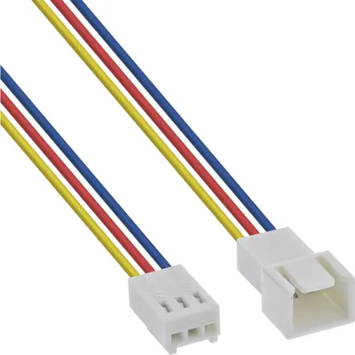 Produktbild von INLINE Luefterkabel Verlaengerung 3pol Molex Stecker/Buchse 0,6m