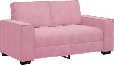 Immagine prodotto di vidaXL Divano a 2 posti Rosa 160x78x84 cm Velluto