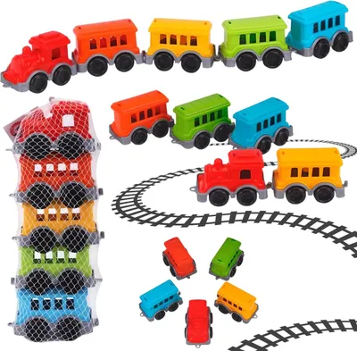 Produktbild von Minizug Mit Wagen Bunte Wagen Spielerisches Lernen Technok 9116