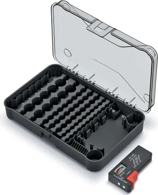 Obrázek produktu pro Organizér baterií BOX s testerem KBBT