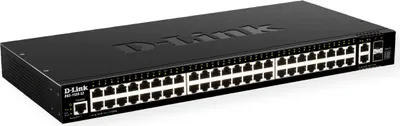 Zdjęcie produktu dla D-Link DGS-1520-52, Zarządzany, L3, 10G Ethernet (100/1000/10000), Możliwości montowania w stelażu, 1U