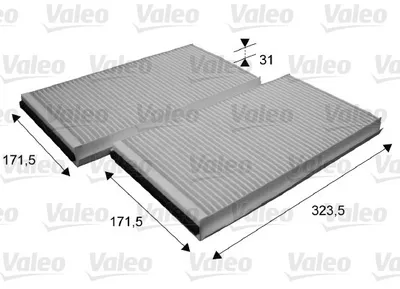 Produktbild von VALEO 698863 Innenraumfilter Pollenfilter für BMW 5 Limousine (E60)