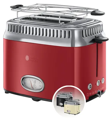 Immagine prodotto di Russell Hobbs 23370 036 001 Russell Hobbs 21680-56 Retro Ribbon Red Toaster