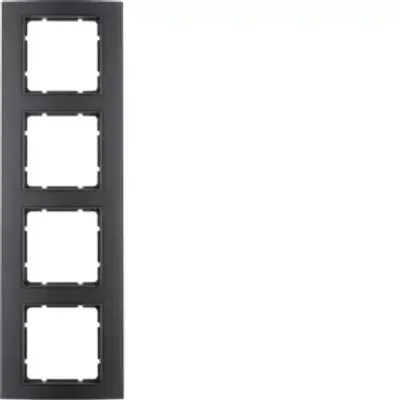 Produktbild von Berker 10143005, Aluminium, Anthrazit, Aluminium, Schraubenlos, Berker, Matte, B.3
