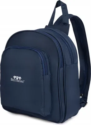 Immagine prodotto di Zaino da donna Beltimore piccolo elegante triplo Navy