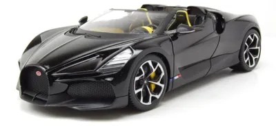 Zdjęcie produktu dla BBURAGO Bugatti Mistral, Model super pojazdu, Wstępnie zmontowany, 1:18, Bugatti Mistral, Każda płeć, Metal, Plastik