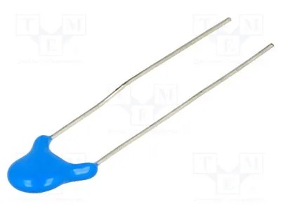 Produktbild von 10x Kondensator: Keramik 1kV 5mm  Keramiondensatoren THT 1kV 20% THT 100pF