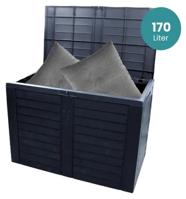 Produktbild von HIXA Aufbewahrungsbox Gartenkissenbox mit Deckel Kissenbox 170L Balkonbox Wasserdicht 75x44x53CM Perfekt für Ihren Balkon