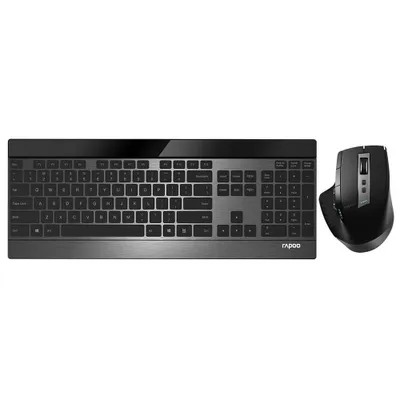 Immagine prodotto di Set tastiera/mouse RAPOO 9900M multimodale senza fili nero