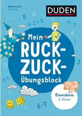 Obrázek produktu pro Mein Ruckzuck-Übungsblock Einmaleins 2. Klasse
