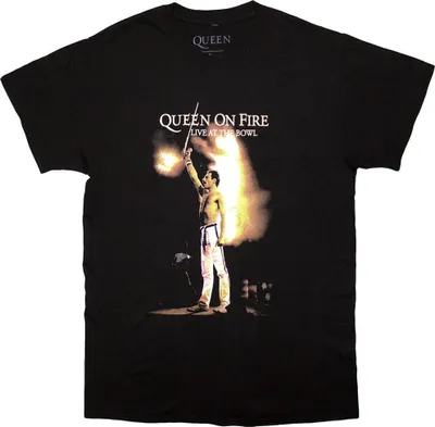 Produktbild von Queen - "Live At The Bowl" T-Shirt für Herren/Damen Uni RO14169 (L) (Schwarz)