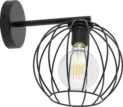 Zdjęcie produktu dla Kinkiet Madam czarny 1xE27x15W metal wym:26x29x21cm IP20 Sigma Lighting