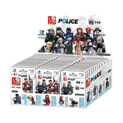 Obrázok produktu pre Sluban Police Display Cops & Robbers 48 kusov M38-B0583