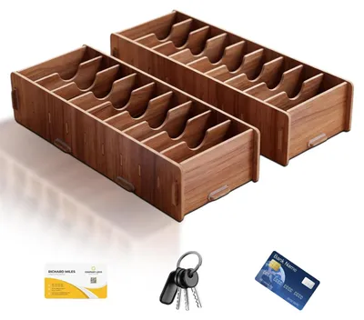 Produktbild von Holzkarton mit 10 Fächern