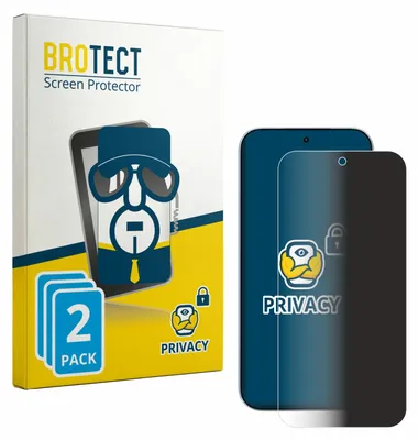 Produktbild von 2x BROTECT Sichtschutzfolie für Xiaomi 17T Anti-Spy Privacy Sichtschutz Blickschutz Folie Blaulicht-Schutz
