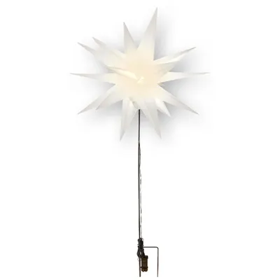 Produktbild von HGD LED-Dekostern mit Timer & Bodenspieß Ø 60 cm warmweiß weiß